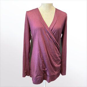 Women's Purple Vanity Long Sleeve Top